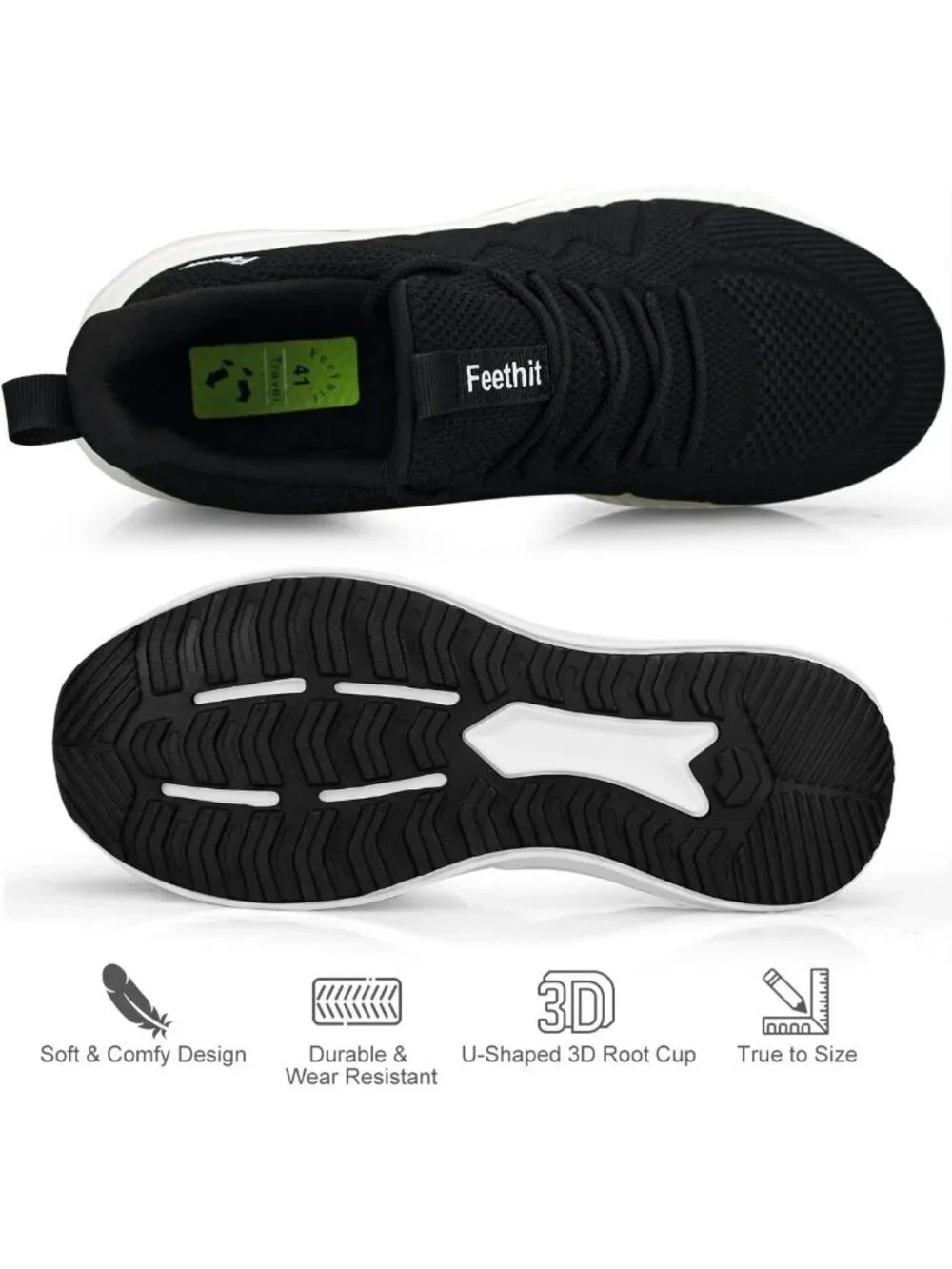 Men's Non-Slip Athletic Sneakers | Comfortable Walking, Gym, Tennis, Running